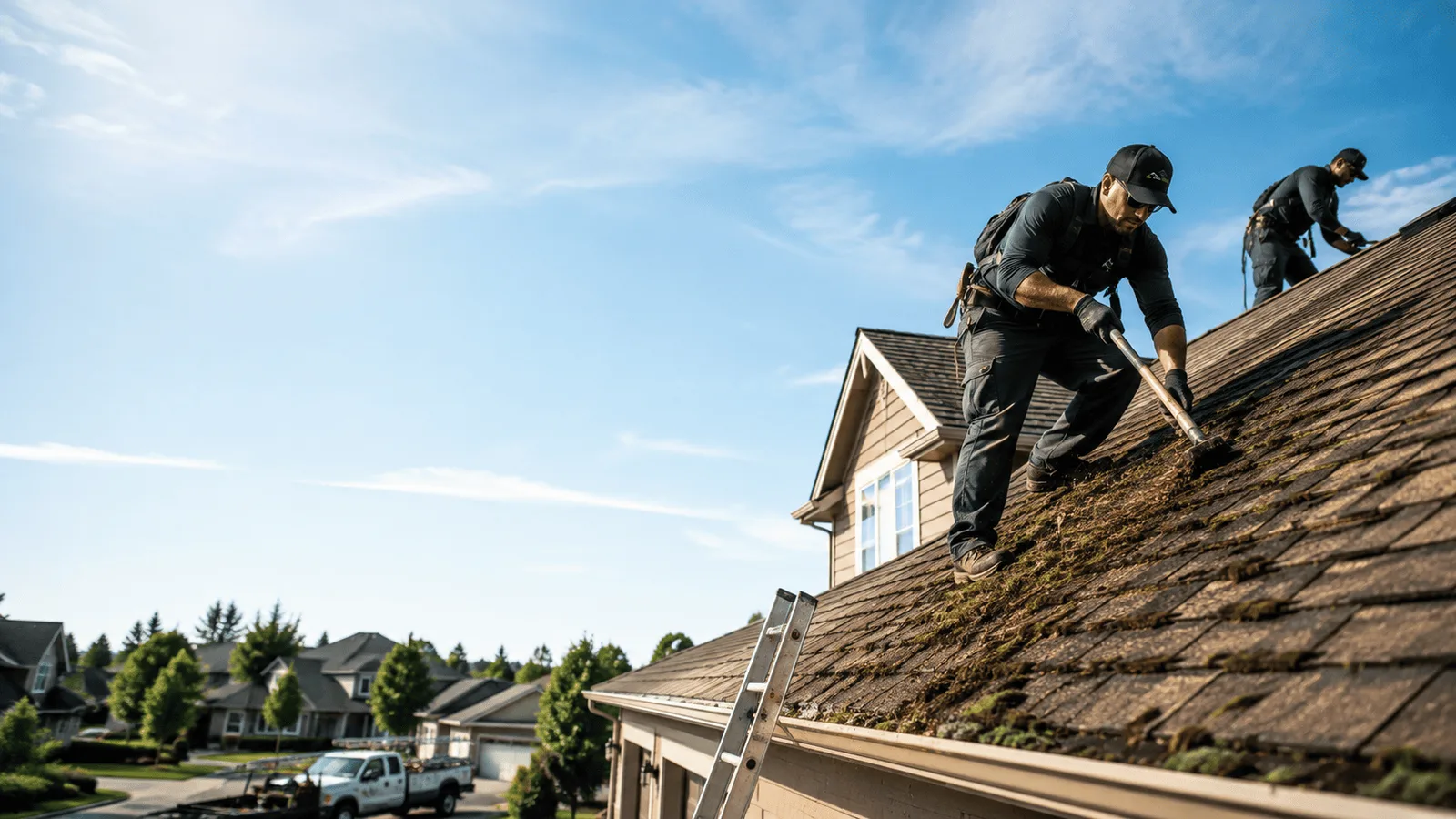 Roof Moss Removal in Amery, WI near me